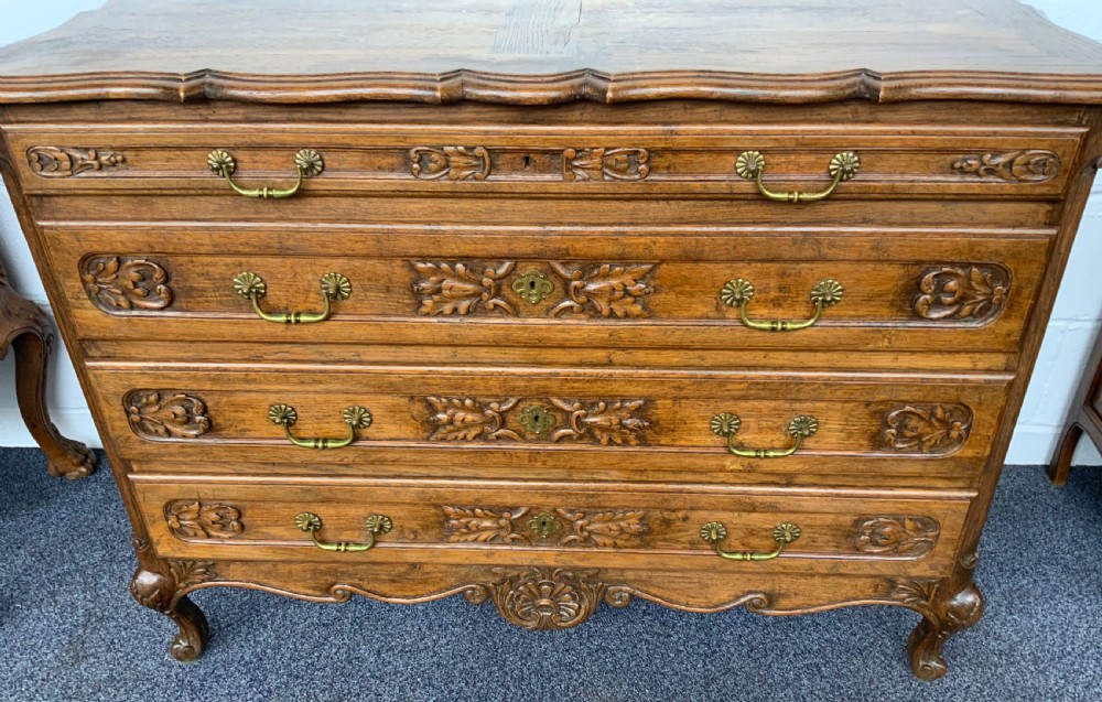ORNATELY CARVED FRENCH OAK CHEST OF DRAWERS  View XIV