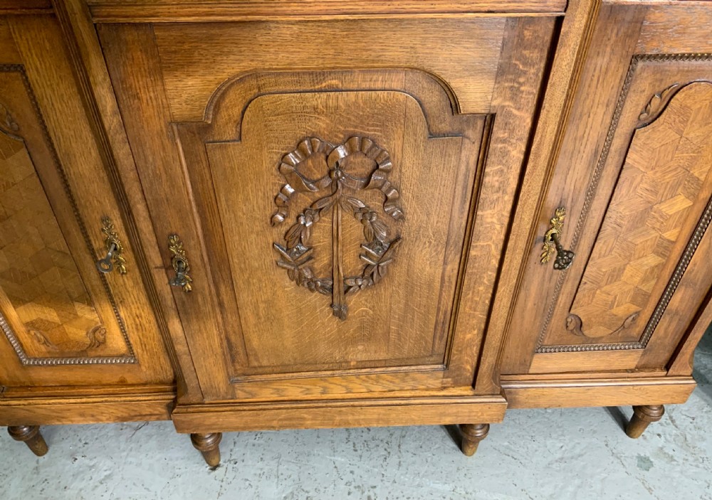 PAIR OF FRENCH MARBLE TOPPED SIDEBOARDS View IV