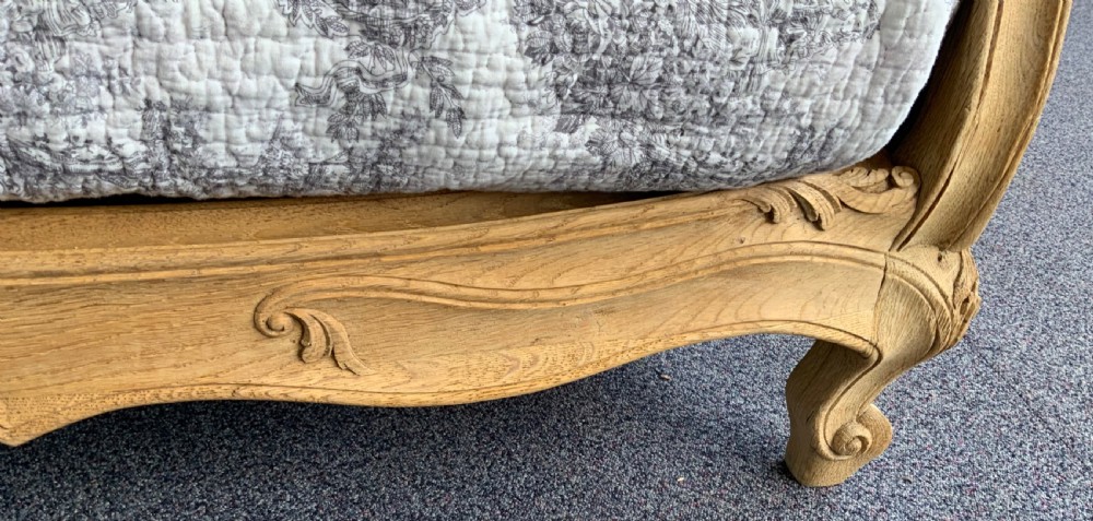BLEACHED OAK FRENCH KINGSIZE BED View XIV