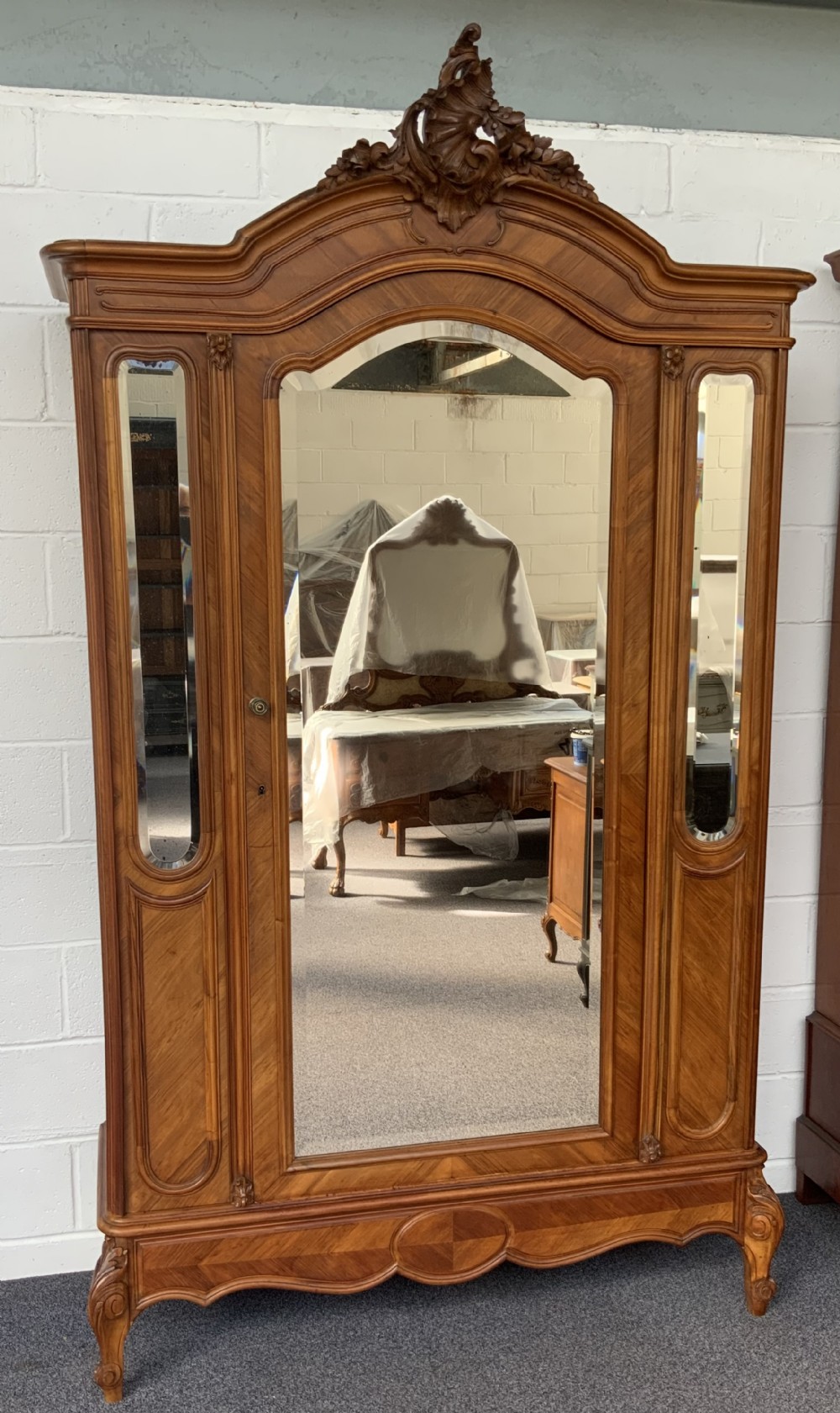 WALNUT FRENCH ARMOIRE  View V
