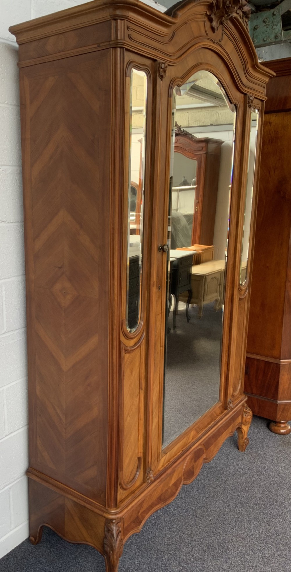 WALNUT FRENCH ARMOIRE  View VI