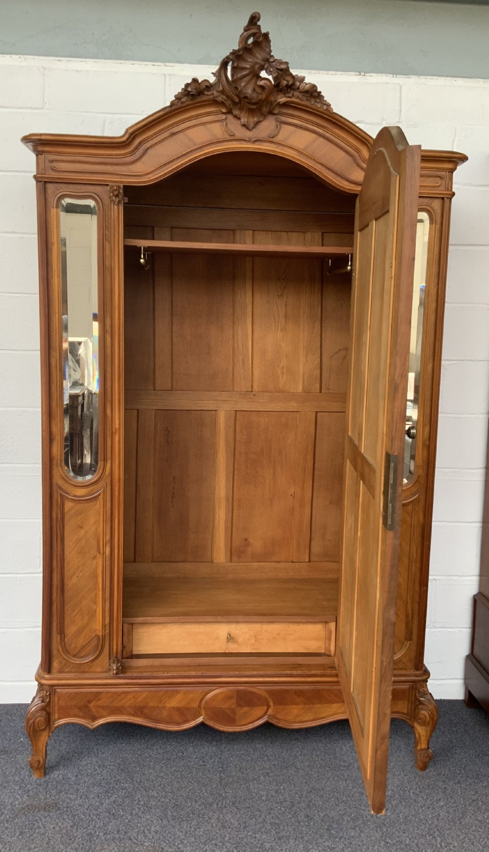 WALNUT FRENCH ARMOIRE  View IX