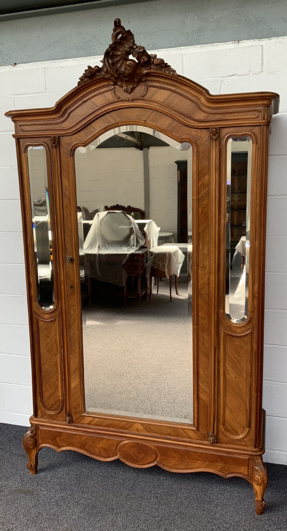 WALNUT FRENCH ARMOIRE  View X