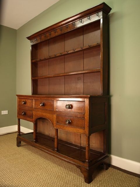 Original Georgian Oak Welsh Dresser