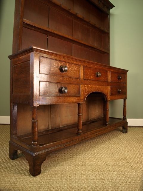 fig 1. Original Georgian Oak Welsh Dresser