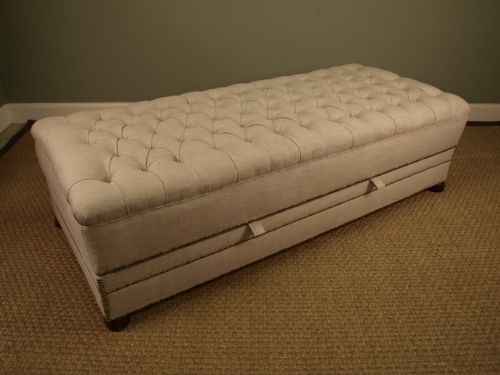 A Huge & Rare Victorian Upholstered Ottoman