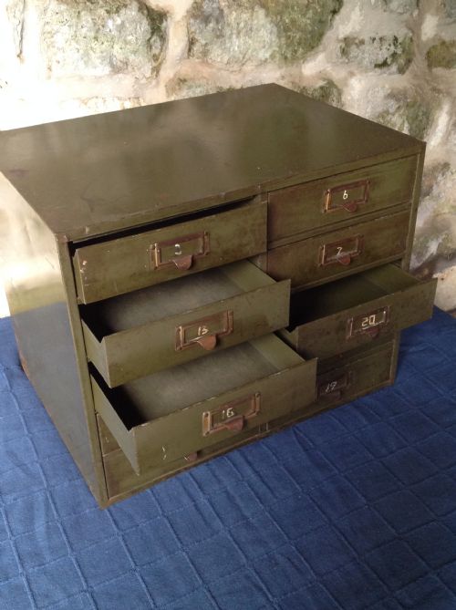 EARLYMID C20TH MULTIDRAWER FILING CABINET - ADDITIONAL PHOTO 7