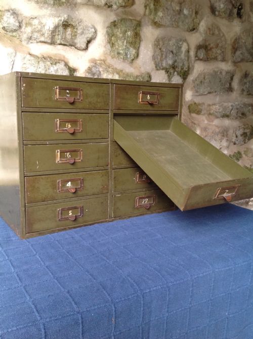 EARLYMID C20TH MULTIDRAWER FILING CABINET - ADDITIONAL PHOTO 8