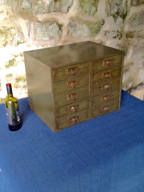 EARLYMID C20TH MULTIDRAWER FILING CABINET - ADDITIONAL PHOTO 9