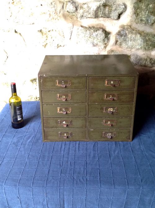 EARLYMID C20TH MULTIDRAWER FILING CABINET - ADDITIONAL PHOTO 10