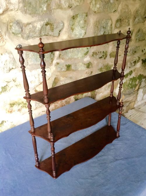STUNNING SET OF SERPENTINEFRONTED WALL SHELVES - ADDITIONAL PHOTO 4