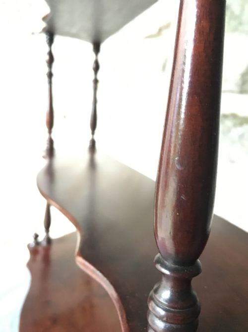 STUNNING SET OF SERPENTINEFRONTED WALL SHELVES - ADDITIONAL PHOTO 14