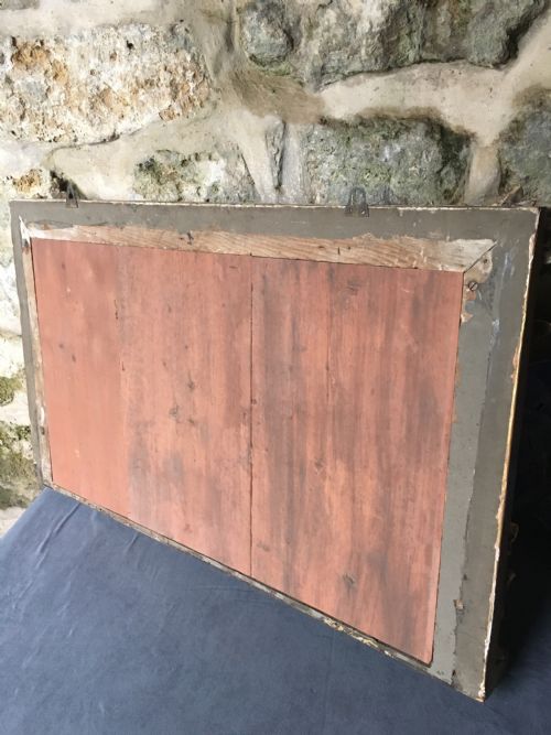 SMALL GILDED OVERMANTEL MIRROR - ADDITIONAL PHOTO 17