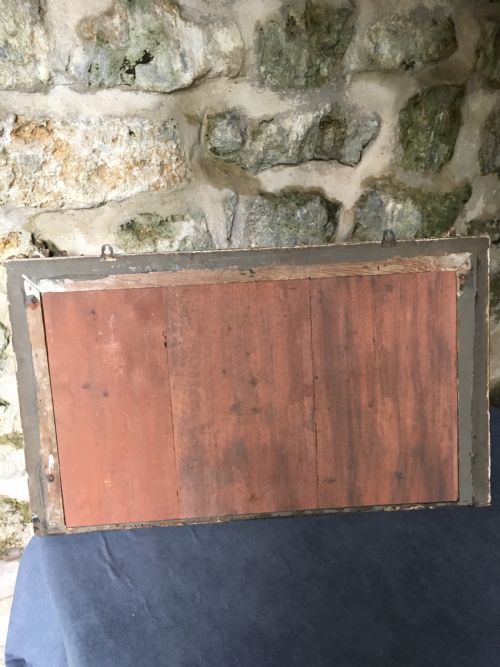 SMALL GILDED OVERMANTEL MIRROR - ADDITIONAL PHOTO 18