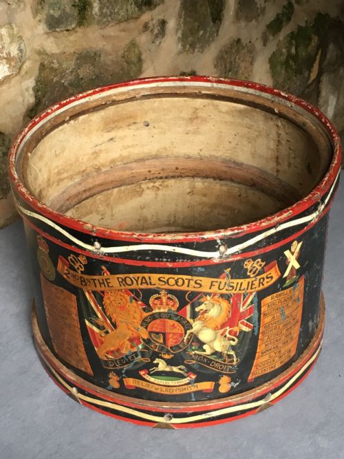 A STUNNING EARLY C20TH MILITARY DRUM - ADDITIONAL PHOTO 11