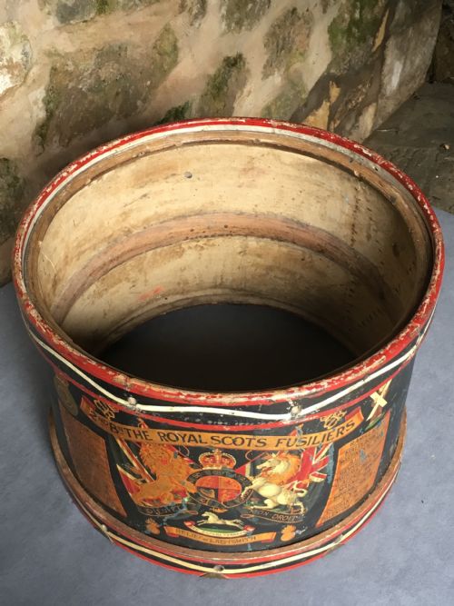A STUNNING EARLY C20TH MILITARY DRUM - ADDITIONAL PHOTO 14