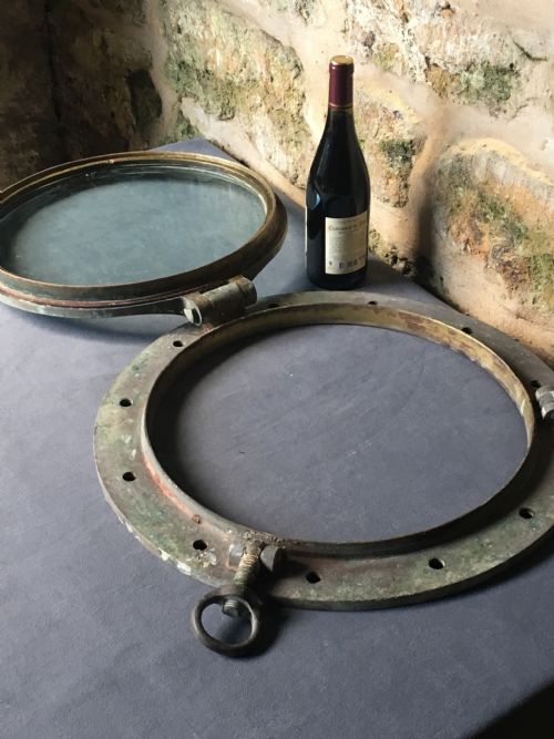 LARGE SHIP'S PORTHOLE - ADDITIONAL PHOTO 1
