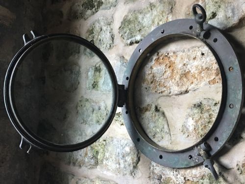 LARGE SHIP'S PORTHOLE - ADDITIONAL PHOTO 14
