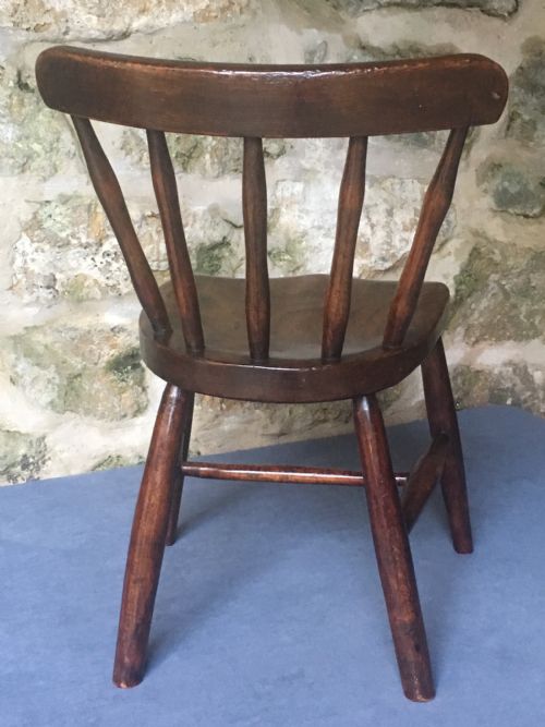 CHARMING LITTLE EDWARDIAN CHILD'S CHAIR - ADDITIONAL PHOTO 9