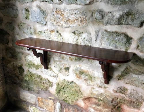 GEORGIAN MAHOGANY SHELF - ADDITIONAL PHOTO 2