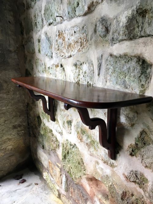 GEORGIAN MAHOGANY SHELF - ADDITIONAL PHOTO 11