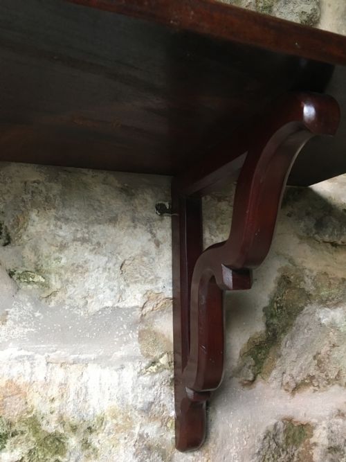 GEORGIAN MAHOGANY SHELF - ADDITIONAL PHOTO 18