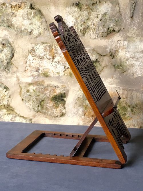 TOP QUALITY C19TH BOOK STAND - ADDITIONAL PHOTO 5