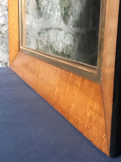 BEAUTIFUL BIRD'S EYE MAPLE WALL MIRROR - ADDITIONAL PHOTO 7