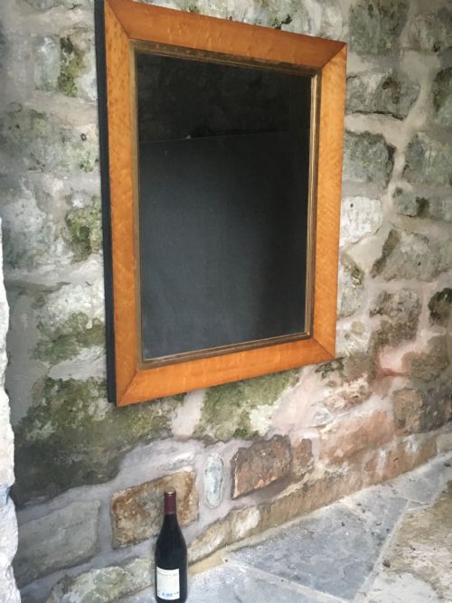 BEAUTIFUL BIRD'S EYE MAPLE WALL MIRROR - ADDITIONAL PHOTO 14
