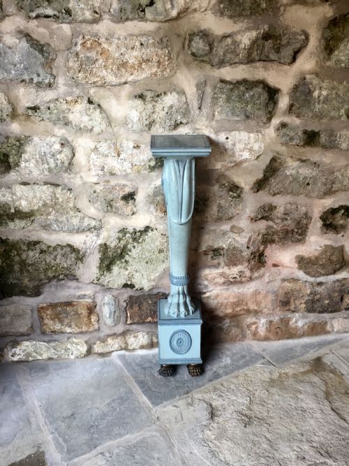 EARLY C20TH PAINTED PEDESTAL - ADDITIONAL PHOTO 2