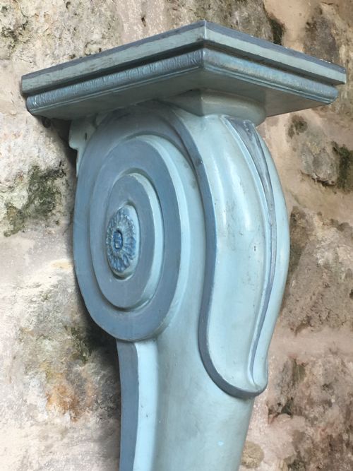EARLY C20TH PAINTED PEDESTAL - ADDITIONAL PHOTO 5