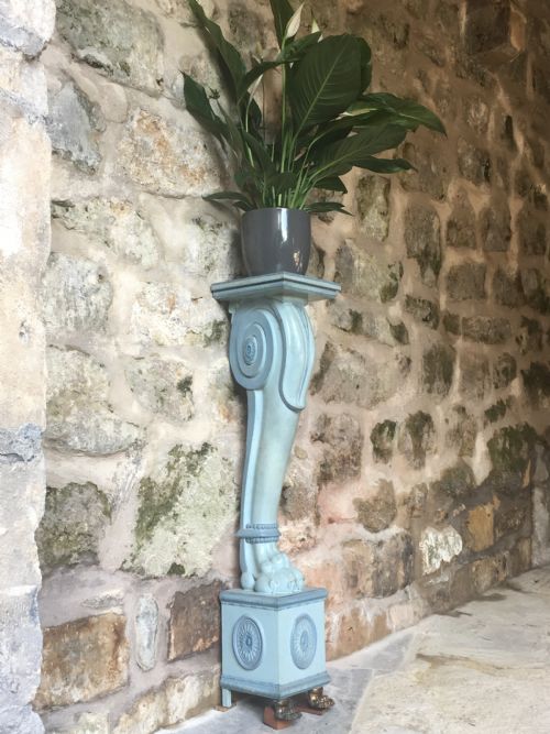 EARLY C20TH PAINTED PEDESTAL - ADDITIONAL PHOTO 13