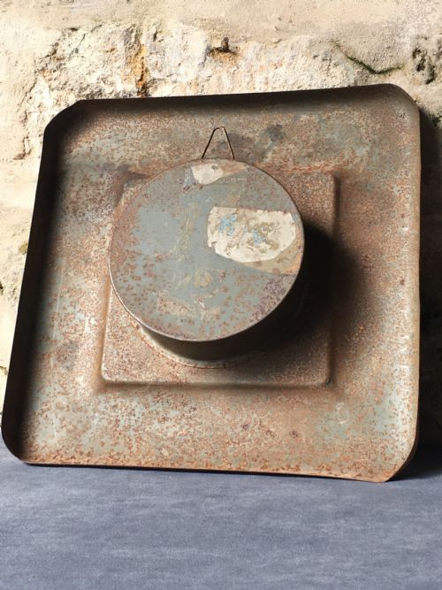 1930S PAINTED BISTRO WALL CLOCK - ADDITIONAL PHOTO 10