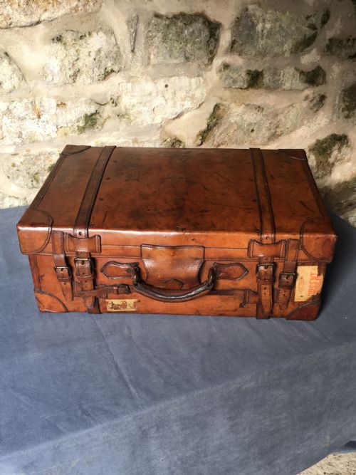 LUGGAGE A WONDERFUL LEATHER SUITCASE - ADDITIONAL PHOTO 2