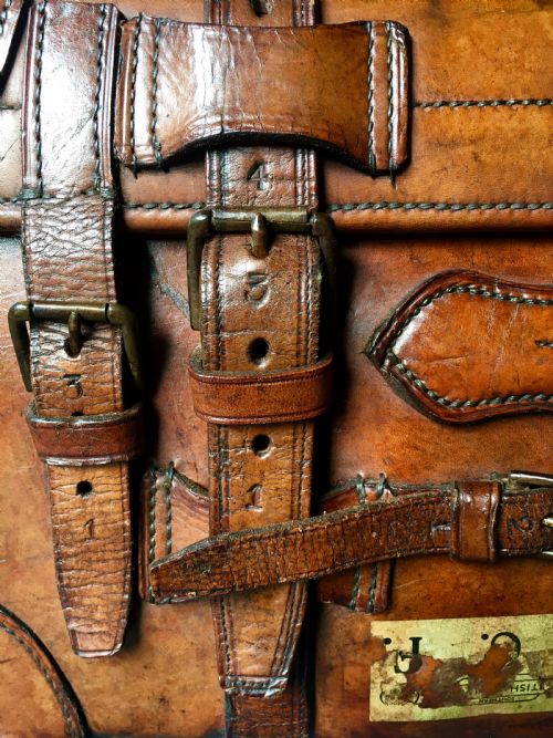 LUGGAGE A WONDERFUL LEATHER SUITCASE - ADDITIONAL PHOTO 15