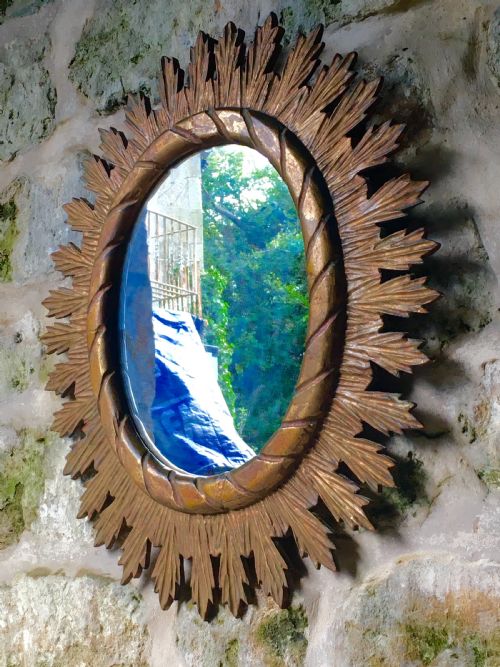 GILTWOOD OVAL WALL MIRROR - ADDITIONAL PHOTO 10