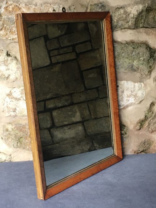 BIRD'S EYE MAPLE FRAME MIRROR - ADDITIONAL PHOTO 4