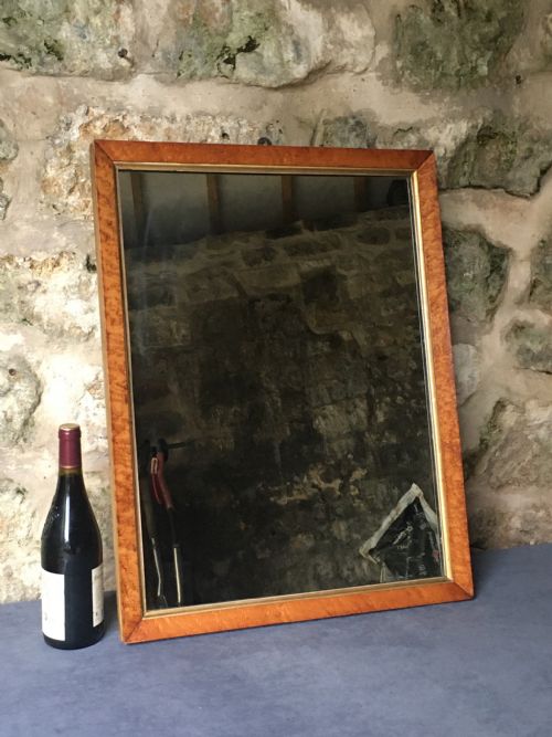 BIRD'S EYE MAPLE FRAME MIRROR - ADDITIONAL PHOTO 12