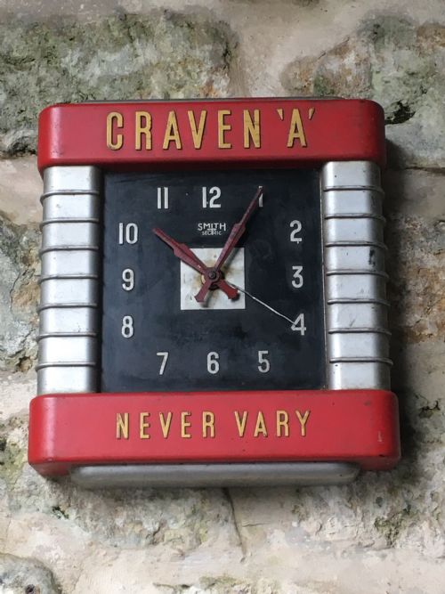 ART DECO ADVERTISING WALL CLOCK - ADDITIONAL PHOTO 8