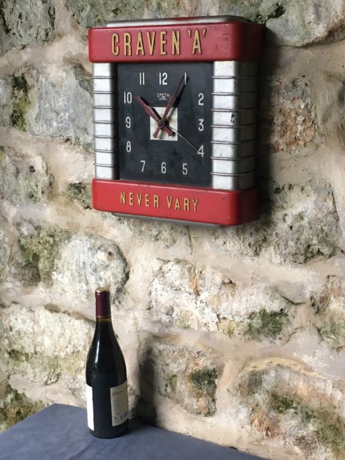 ART DECO ADVERTISING WALL CLOCK - ADDITIONAL PHOTO 14