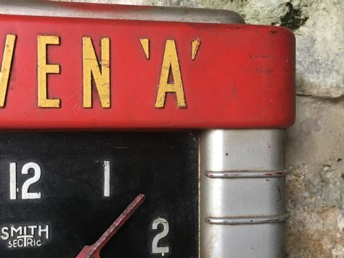 ART DECO ADVERTISING WALL CLOCK - ADDITIONAL PHOTO 15
