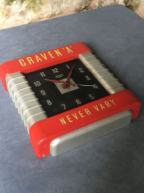 ART DECO ADVERTISING WALL CLOCK - ADDITIONAL PHOTO 18