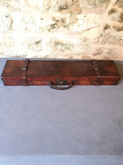 vintage luggage exceptional gun case - CATEGORY: ANTIQUE MISCELLANEOUS - DATED 1900