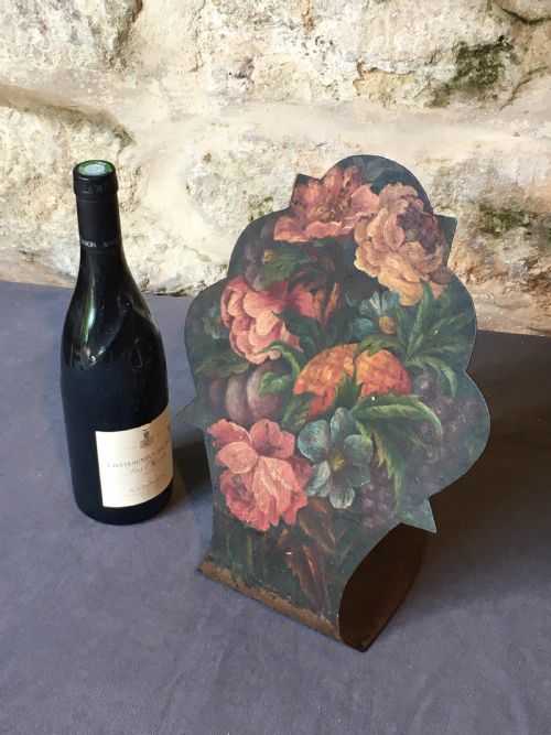 FLORALDECORATED TOLEWARE STAND - ADDITIONAL PHOTO 4