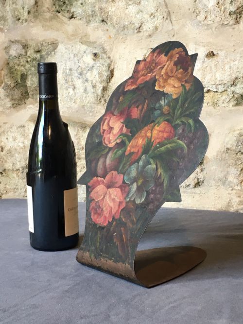 FLORALDECORATED TOLEWARE STAND - ADDITIONAL PHOTO 5