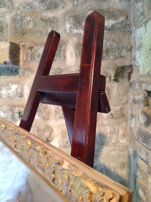 SUPERB VICTORIAN ARTIST'S DISPLAY EASEL - ADDITIONAL PHOTO 3