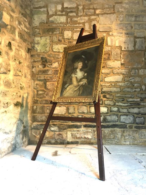 SUPERB VICTORIAN ARTIST'S DISPLAY EASEL - ADDITIONAL PHOTO 7