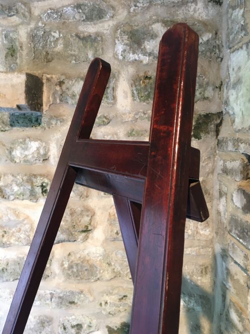 SUPERB VICTORIAN ARTIST'S DISPLAY EASEL - ADDITIONAL PHOTO 8