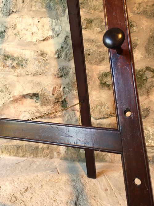 SUPERB VICTORIAN ARTIST'S DISPLAY EASEL - ADDITIONAL PHOTO 13