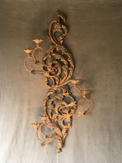 magnificent wall sconce appliqu - CATEGORY: ANTIQUE LIGHTING - DATED 1920